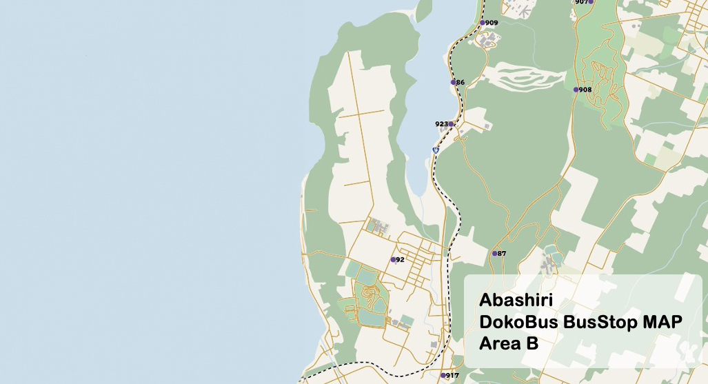 Tentozan and Abashiri lakeside area